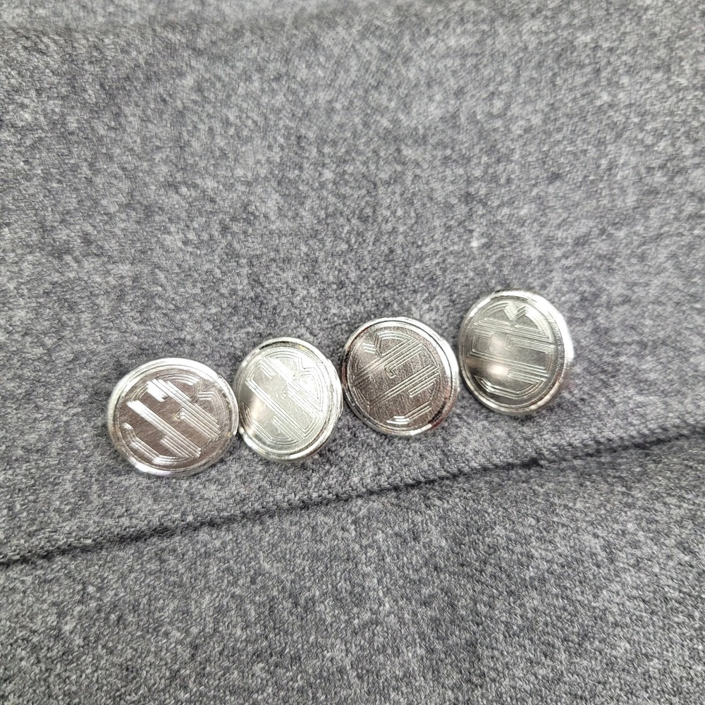 Brooks Brothers Regent Loro Piana Blazer Men 42 R Gray Wool 3 Button Cupro Lined - Picture 3 of 14